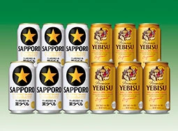 ビール詰め合わせセット（350ml缶×12本）