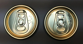 軽量アルミ缶蓋
