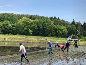 七ヶ宿での水源保全活動1