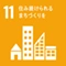 SDGs目標11: 住み続けられるまちづくりを