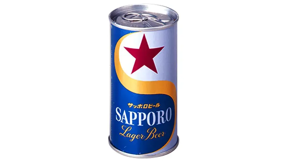 1965年にプルトップになった『缶入りサッポロビール』